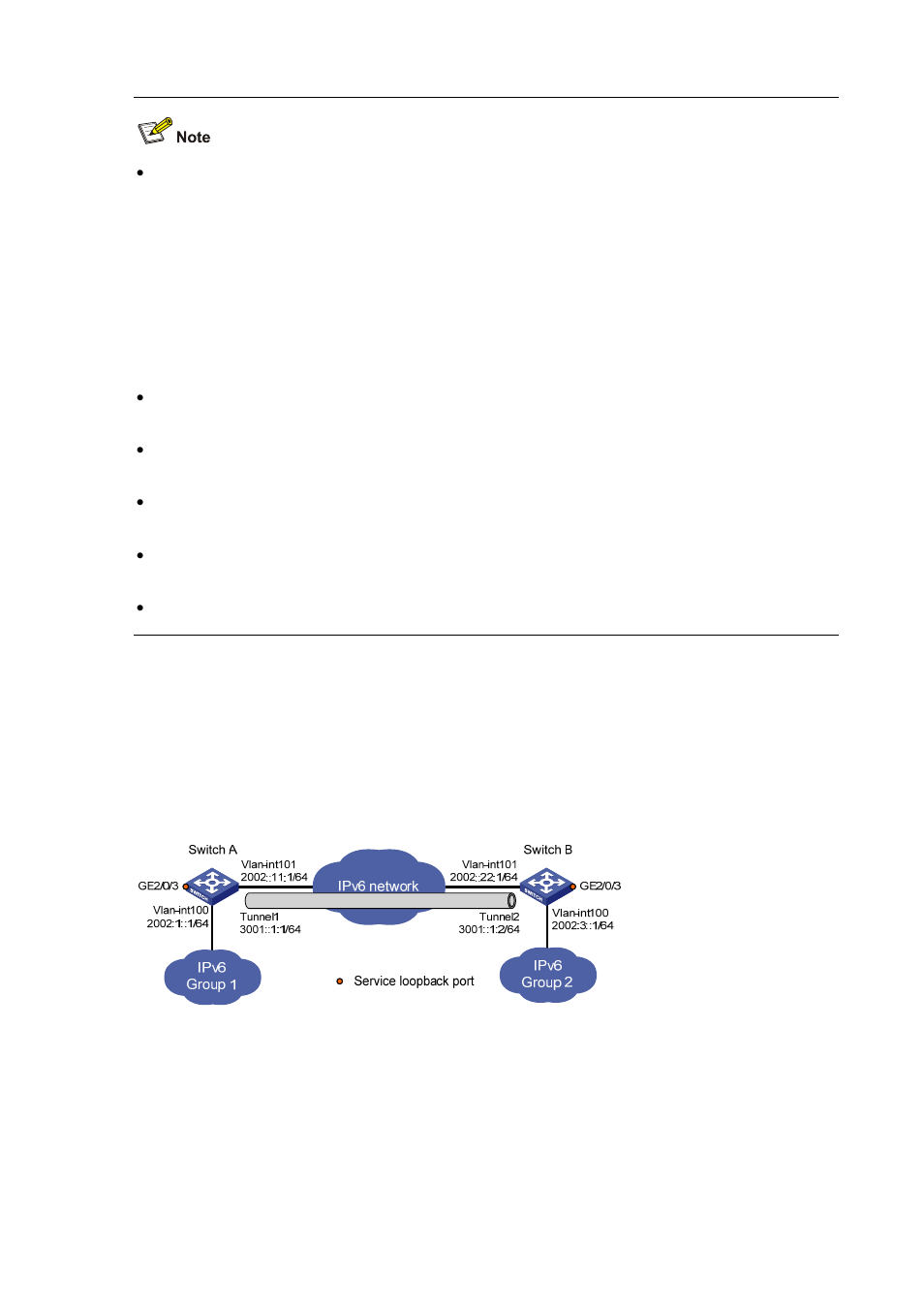 Configuration example, Network requirements, Configuration procedure | H3C Technologies H3C S7500E Series Switches User Manual | Page 191 / 205