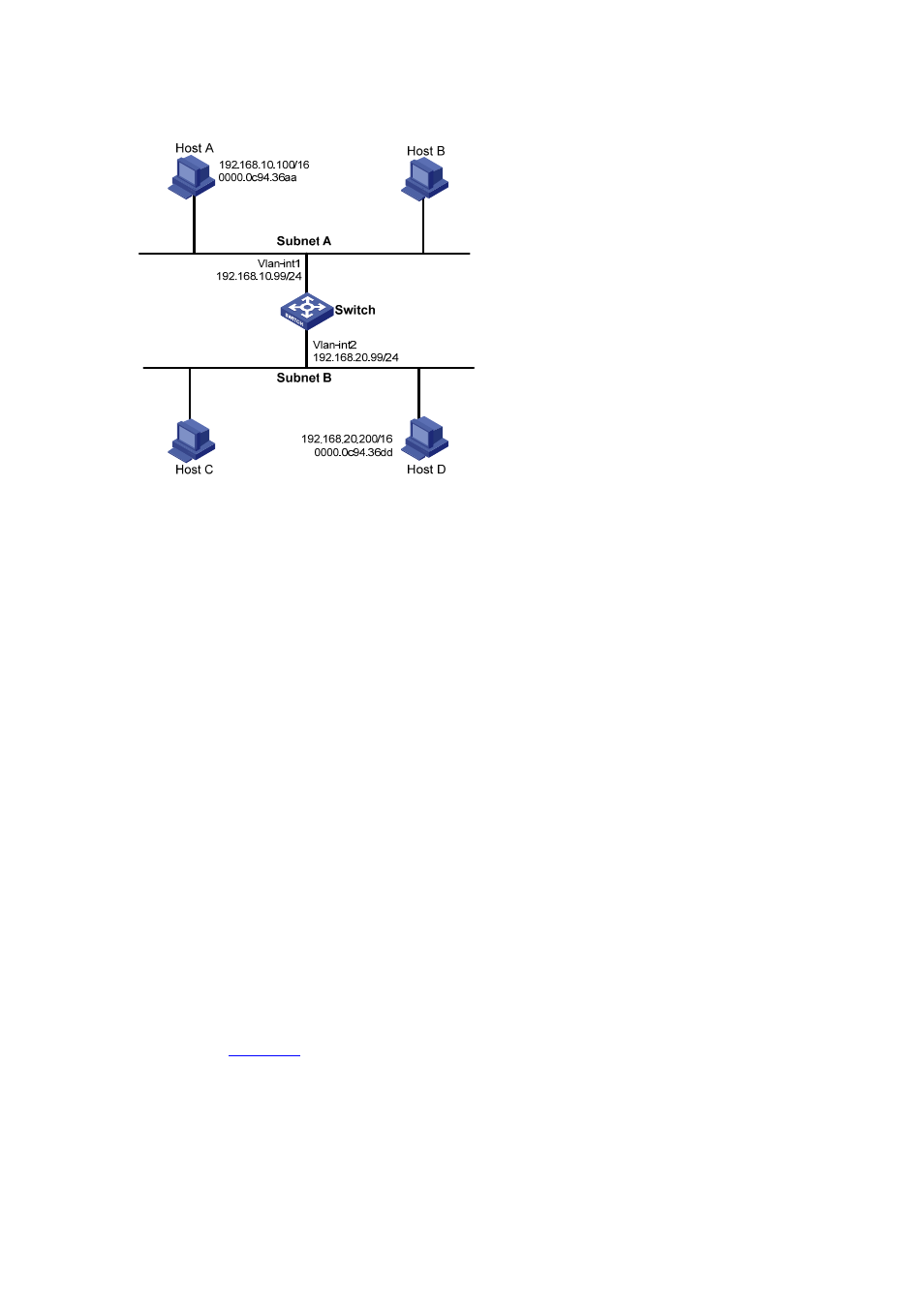 Configuration procedure, Network requirements | H3C Technologies H3C S7500E Series Switches User Manual | Page 25 / 205