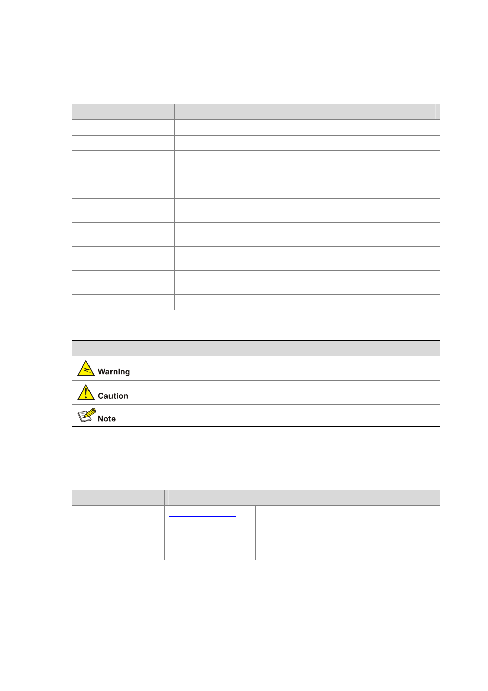 Conventions, Command conventions, Symbols | About the h3c s7500e documentation set | H3C Technologies H3C S7500E Series Switches User Manual | Page 4 / 205