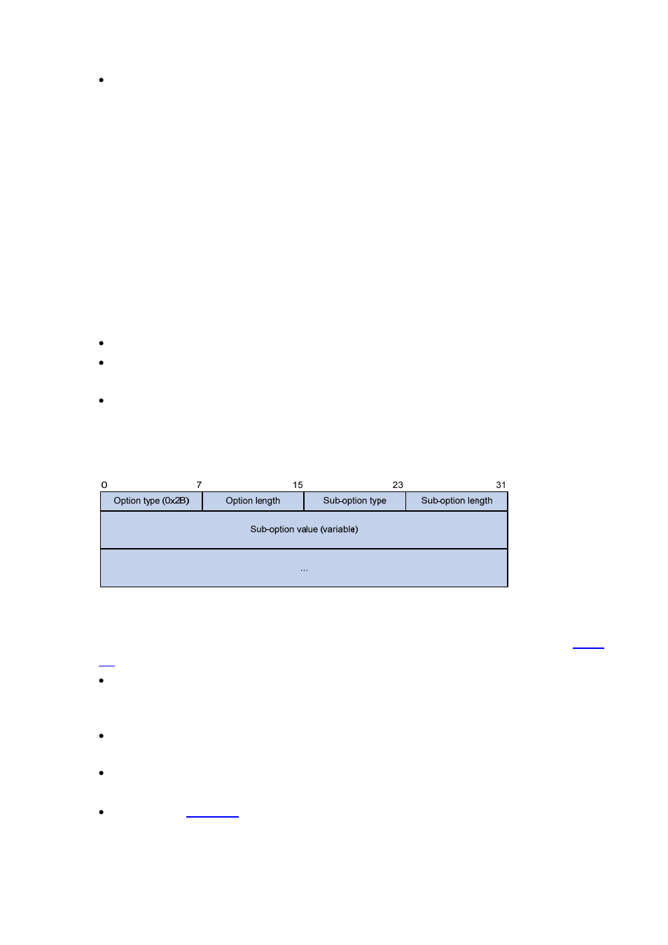 Self-defined options, Vendor-specific option (option 43) | H3C Technologies H3C S7500E Series Switches User Manual | Page 40 / 205