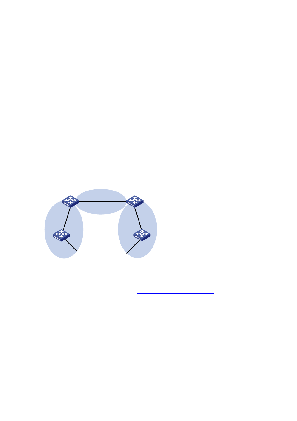 Configuring an ospf stub area, Network requirements, Configuration procedure | H3C Technologies H3C S7500E Series Switches User Manual | Page 127 / 386