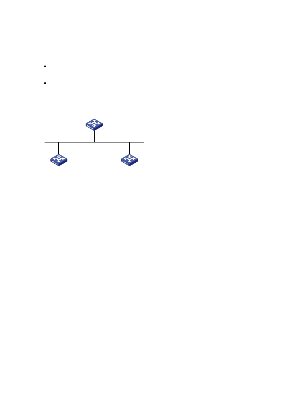 Configuring ospf graceful restart, Network requirements, Configuration procedure | H3C Technologies H3C S7500E Series Switches User Manual | Page 138 / 386