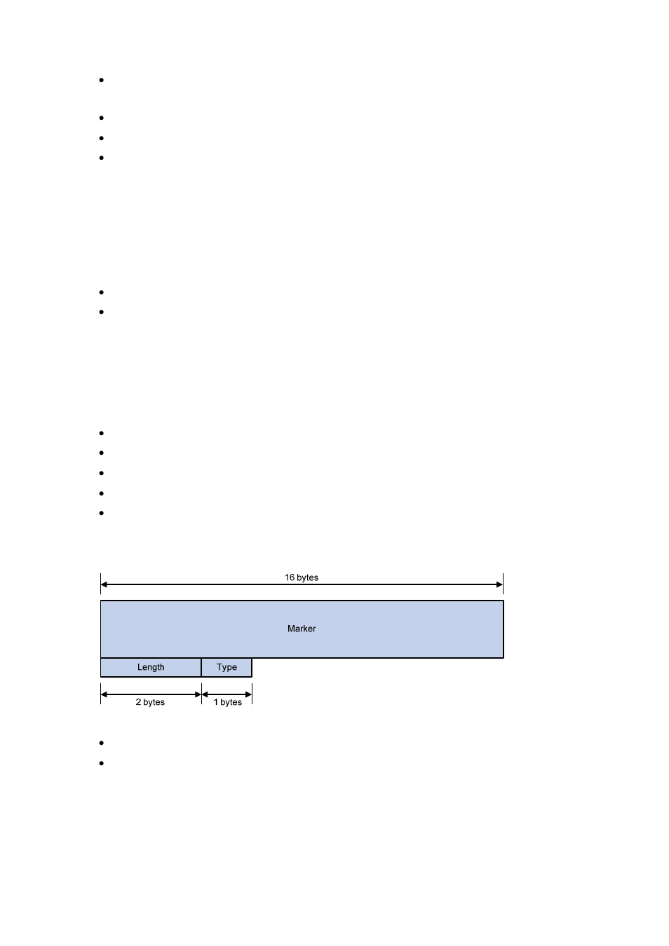 Formats of bgp messages, Header | H3C Technologies H3C S7500E Series Switches User Manual | Page 205 / 386