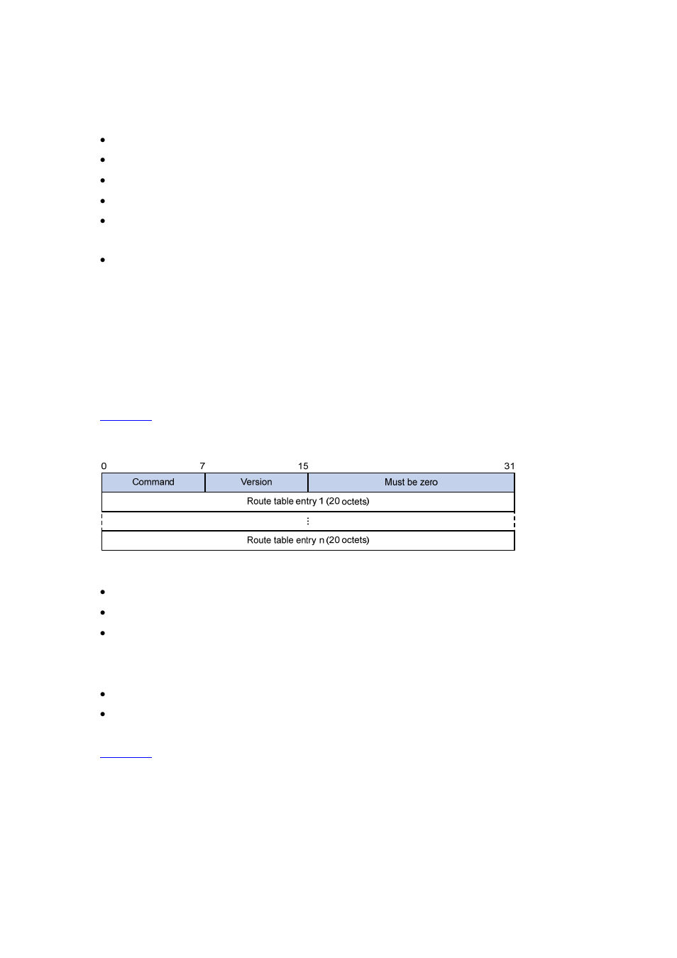 Ripng packet format, Basic format, Rte format | H3C Technologies H3C S7500E Series Switches User Manual | Page 282 / 386
