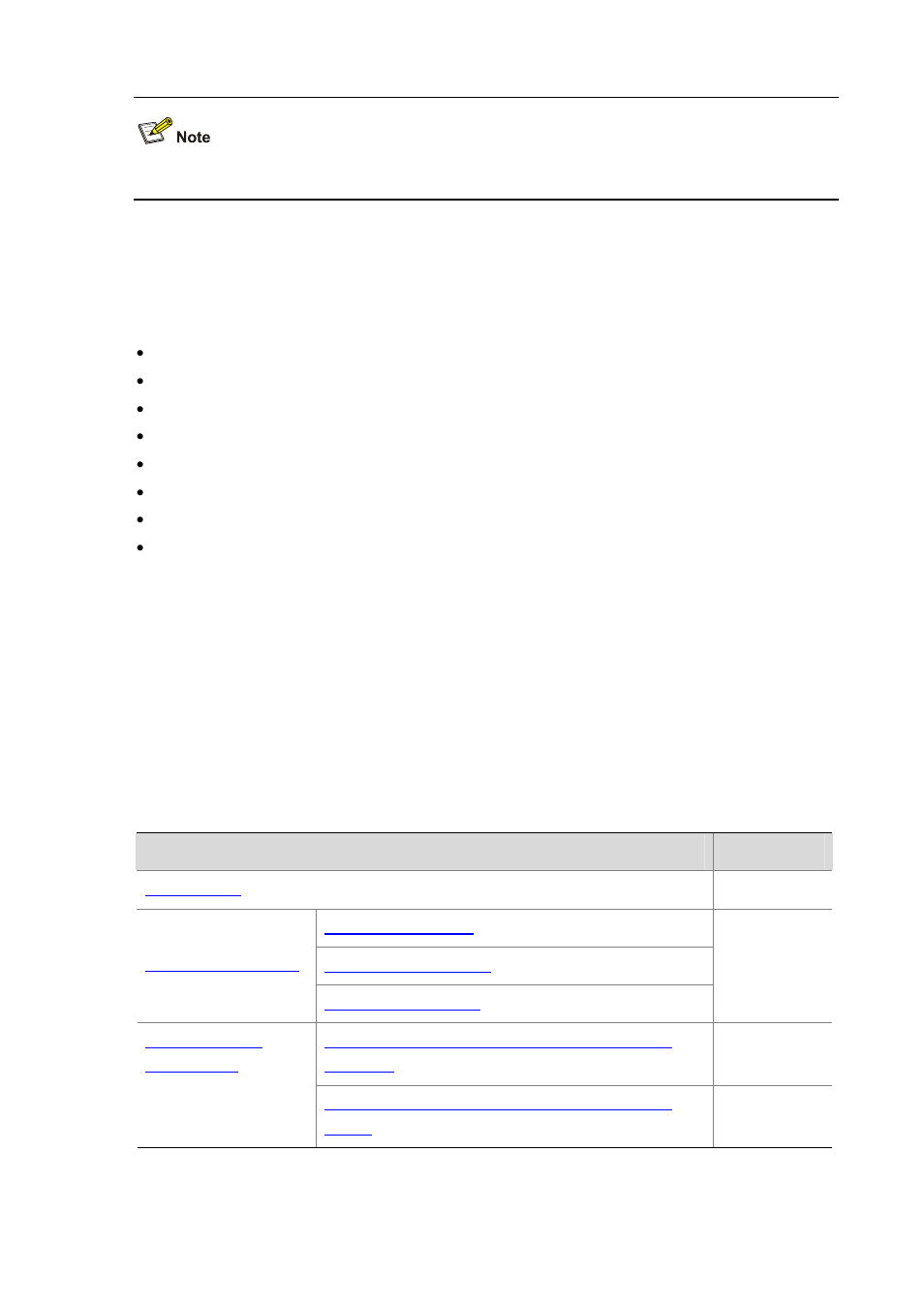 Protocols and standards, Ospf configuration task list | H3C Technologies H3C S7500E Series Switches User Manual | Page 90 / 386