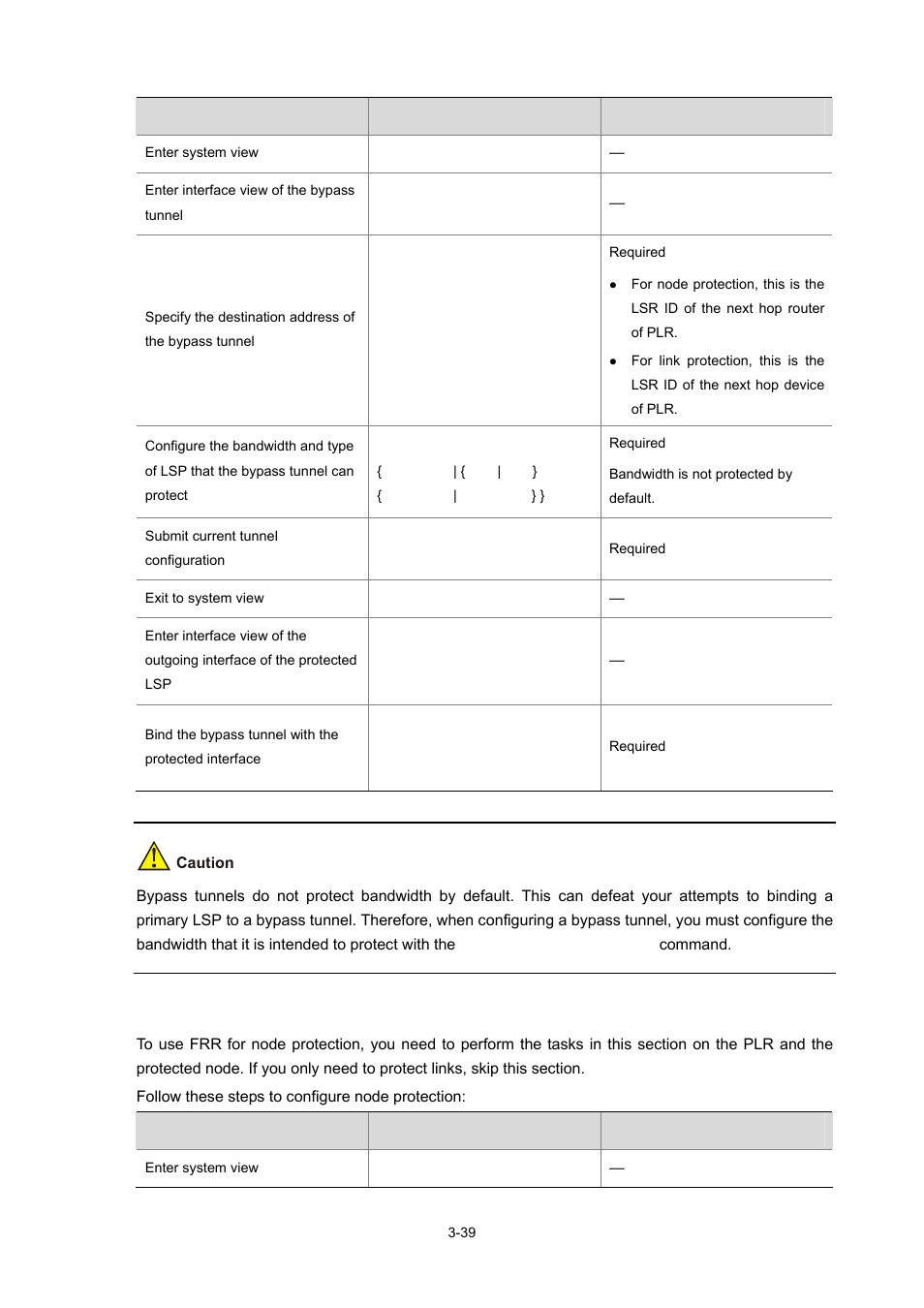 Configuring node protection | H3C Technologies H3C S7500E Series Switches User Manual | Page 121 / 334