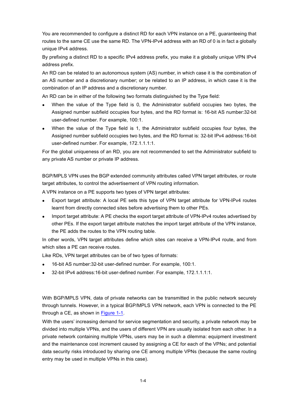 Vpn target attributes, Introduction to mce | H3C Technologies H3C S7500E Series Switches User Manual | Page 16 / 334