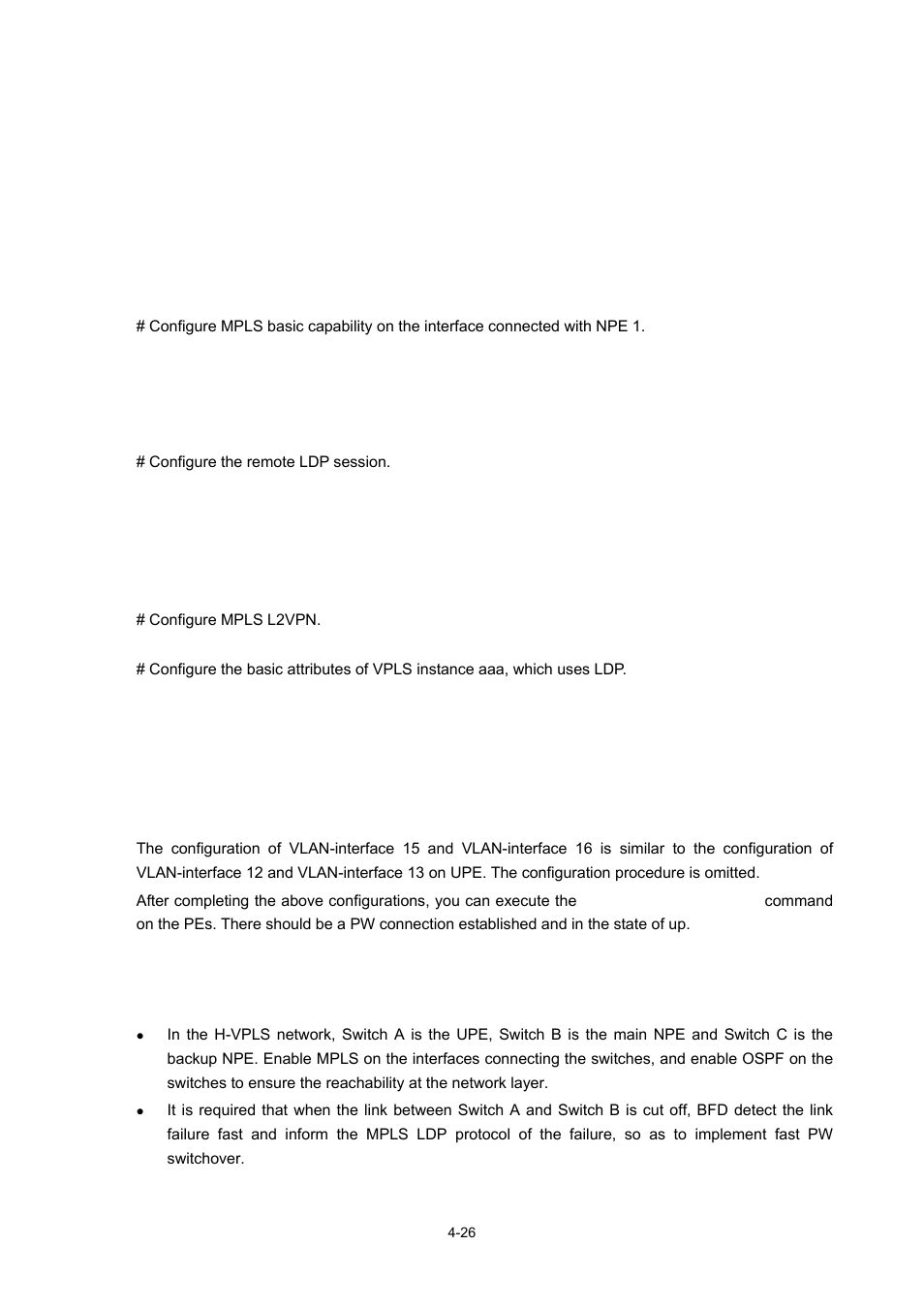 Network requirements | H3C Technologies H3C S7500E Series Switches User Manual | Page 186 / 334