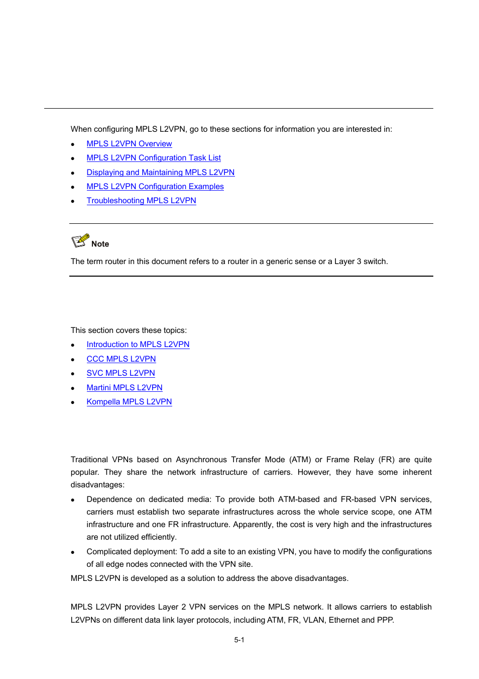 5 mpls l2vpn configuration, Mpls l2vpn overview, Introduction to mpls l2vpn | Traditional vpn, Mpls l2vpn, Mpls l2vpn configuration | H3C Technologies H3C S7500E Series Switches User Manual | Page 193 / 334