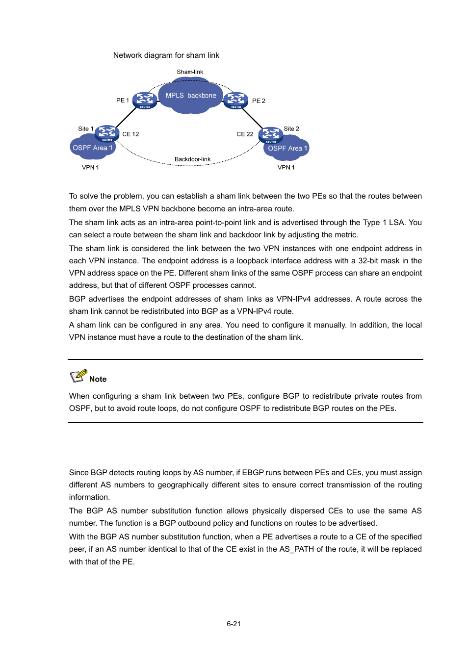 Bgp as number substitution | H3C Technologies H3C S7500E Series Switches User Manual | Page 246 / 334