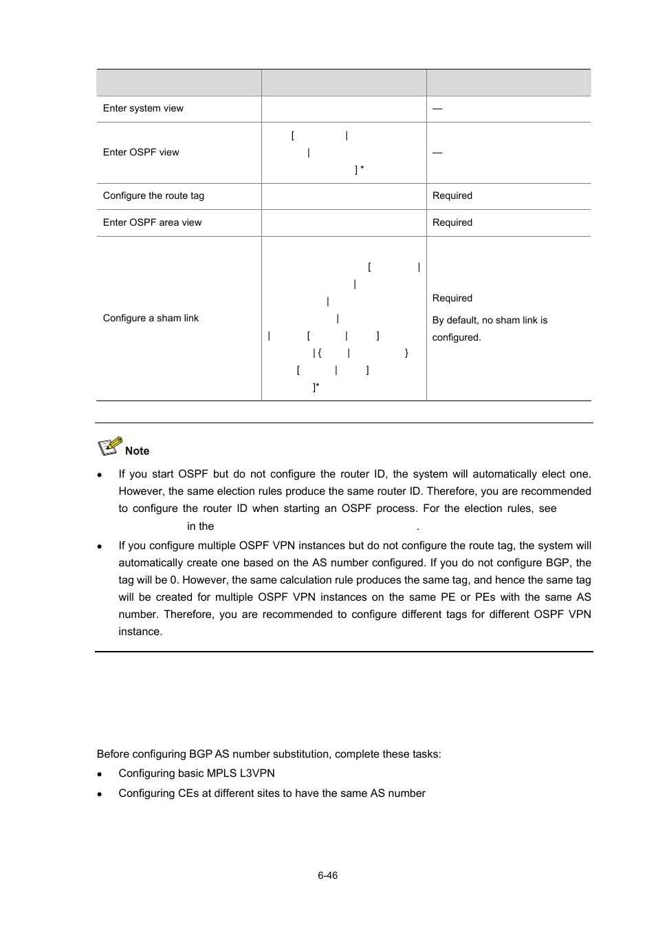 Configuring bgp as number substitution, Configuration prerequisites | H3C Technologies H3C S7500E Series Switches User Manual | Page 271 / 334