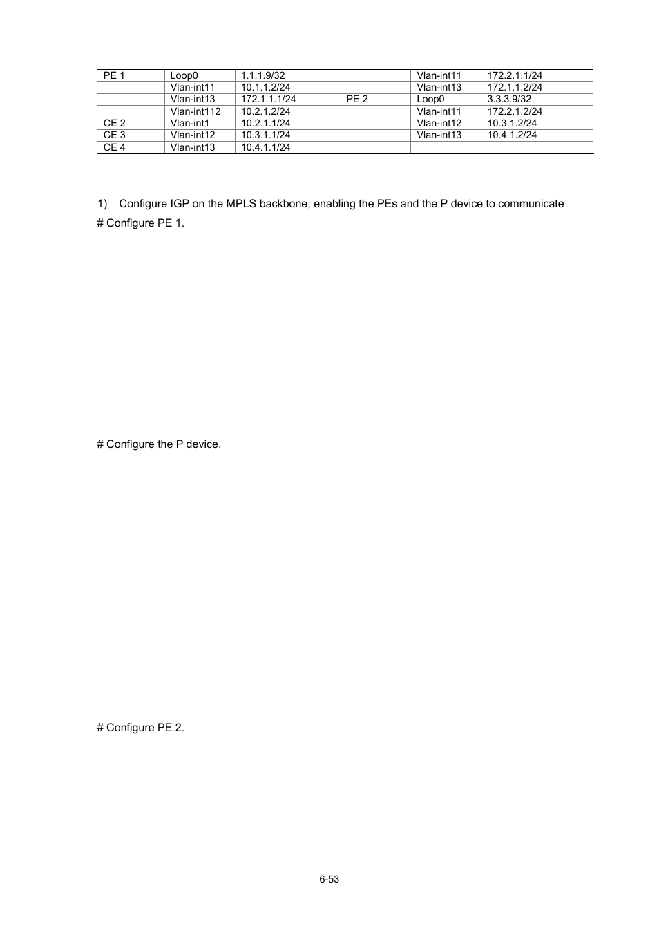 Configuration procedure | H3C Technologies H3C S7500E Series Switches User Manual | Page 278 / 334