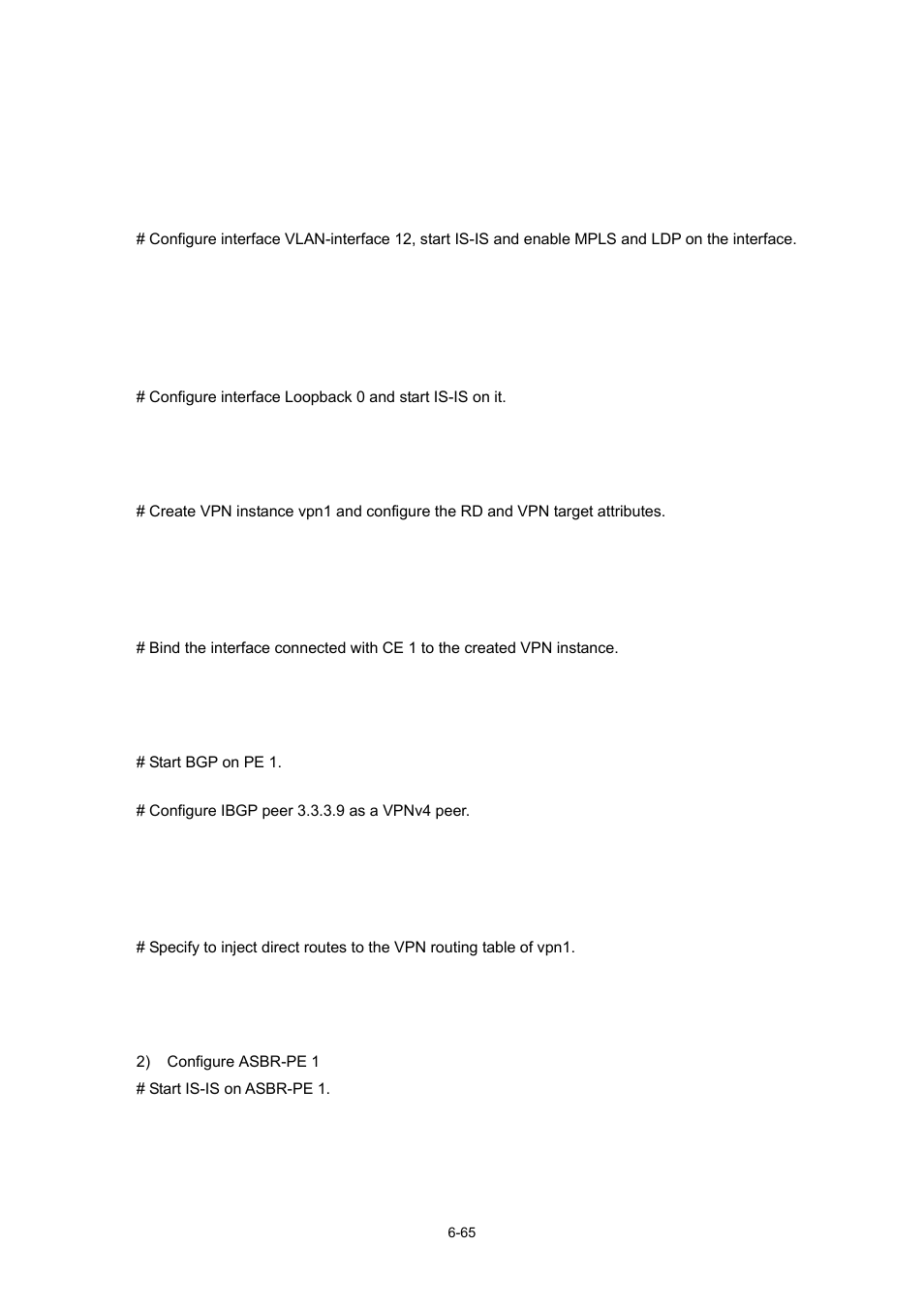 H3C Technologies H3C S7500E Series Switches User Manual | Page 290 / 334