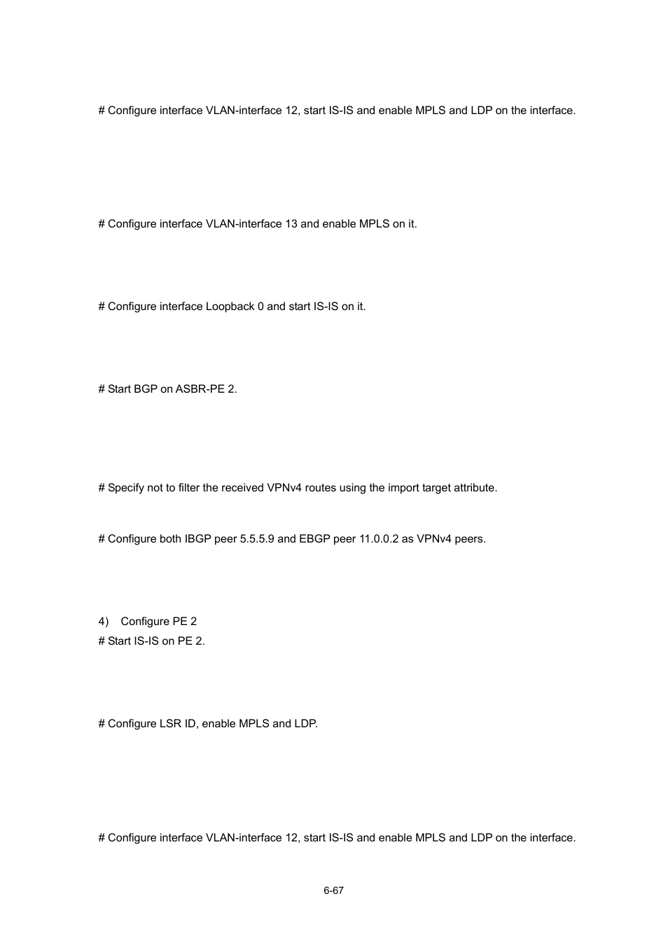 H3C Technologies H3C S7500E Series Switches User Manual | Page 292 / 334