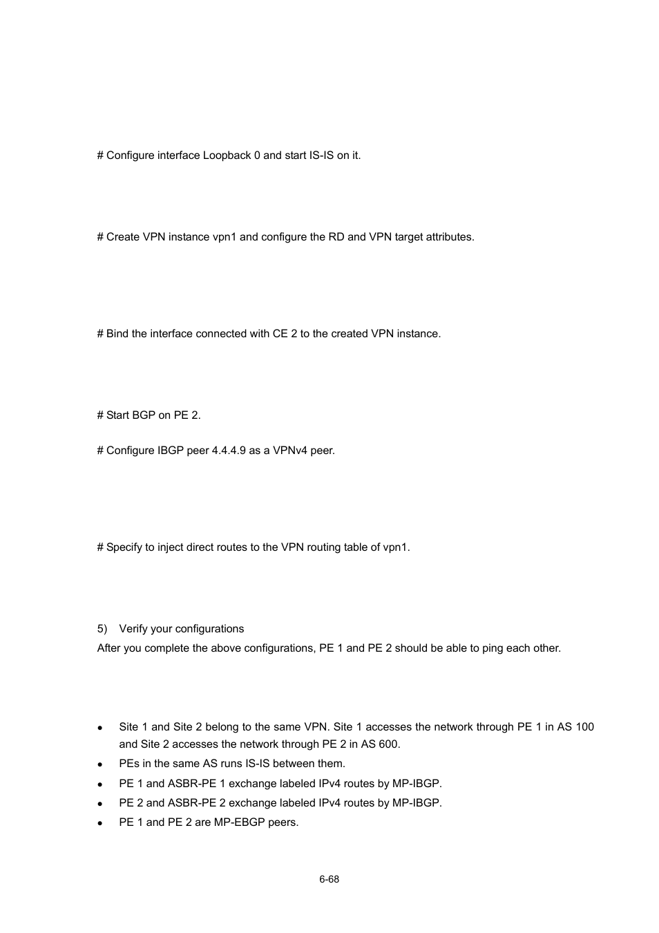 Network requirements | H3C Technologies H3C S7500E Series Switches User Manual | Page 293 / 334