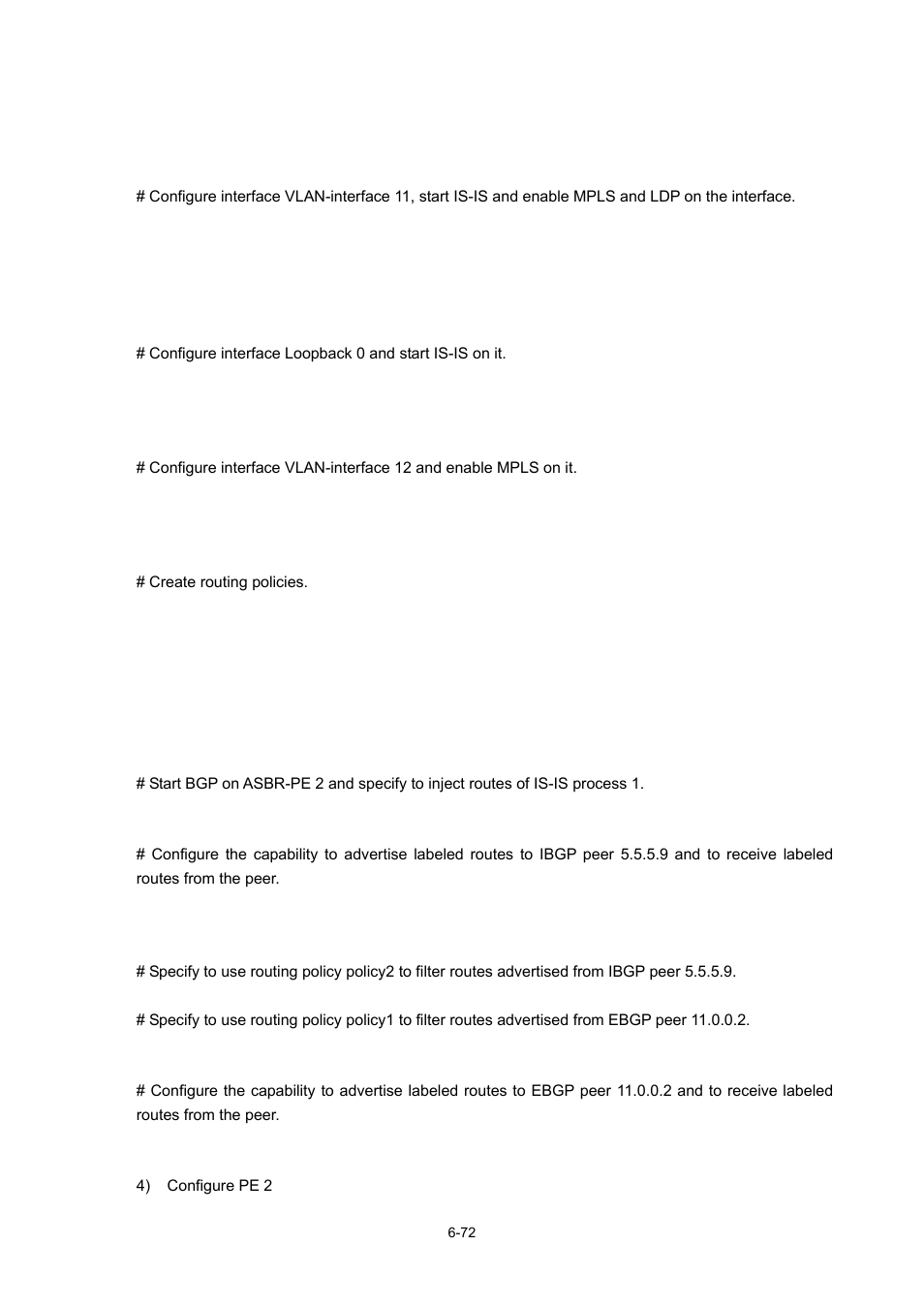 H3C Technologies H3C S7500E Series Switches User Manual | Page 297 / 334