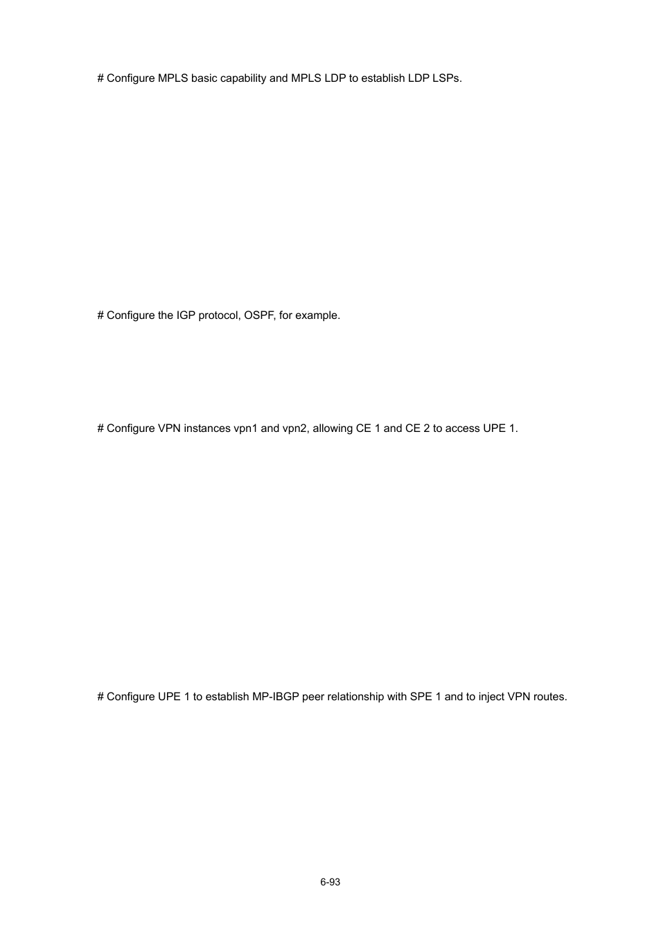 H3C Technologies H3C S7500E Series Switches User Manual | Page 318 / 334