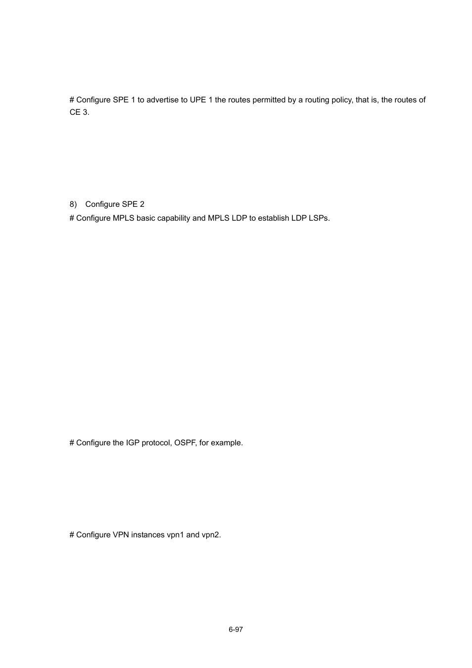 H3C Technologies H3C S7500E Series Switches User Manual | Page 322 / 334