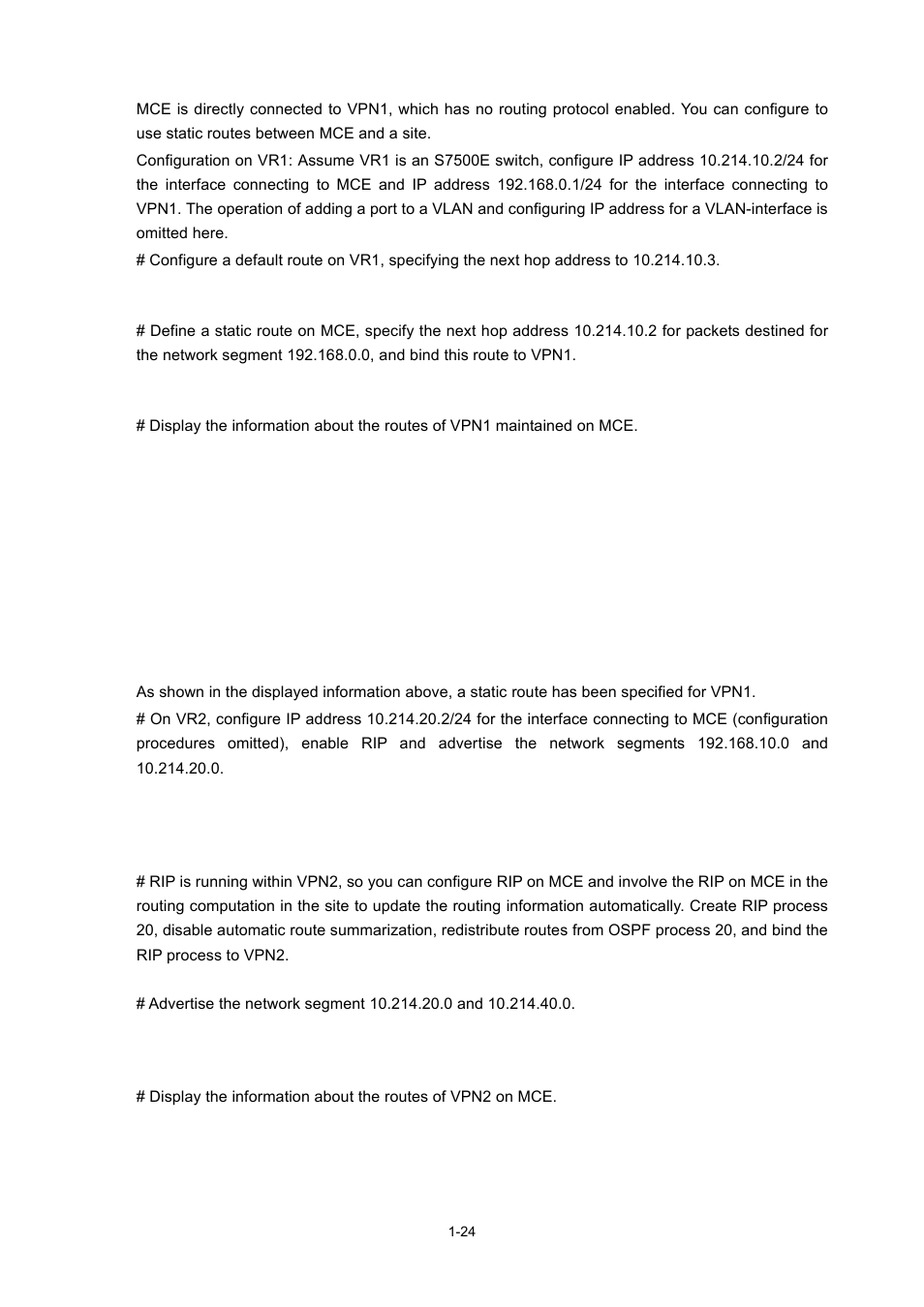 H3C Technologies H3C S7500E Series Switches User Manual | Page 36 / 334