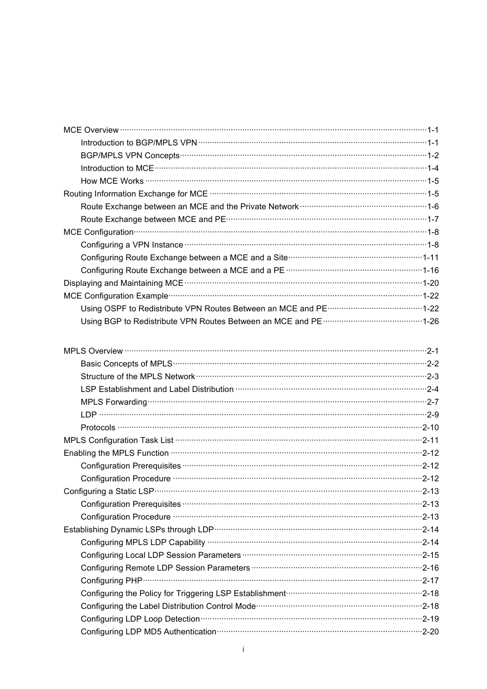 H3C Technologies H3C S7500E Series Switches User Manual | Page 7 / 334