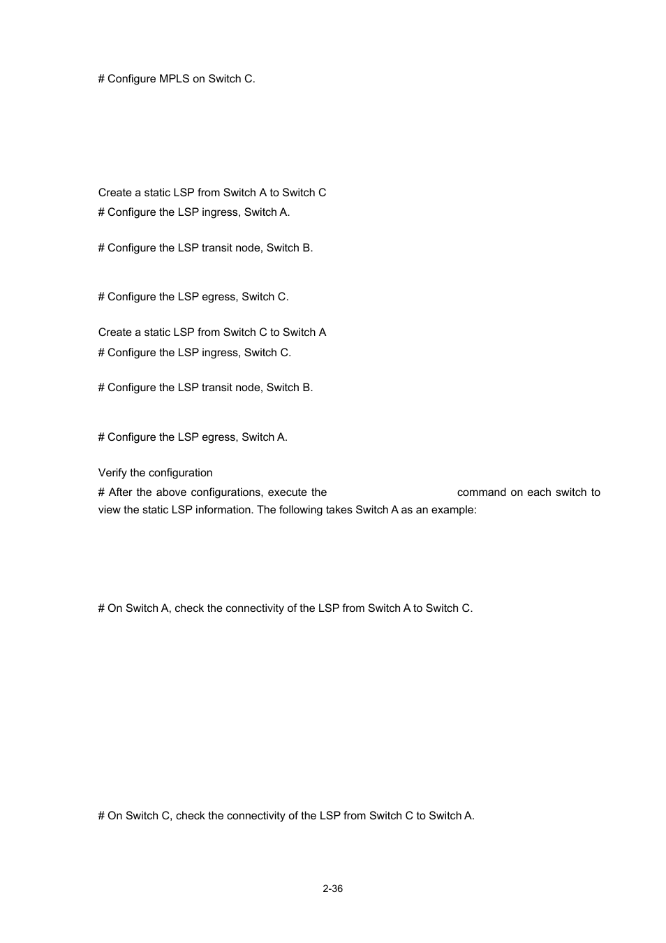 H3C Technologies H3C S7500E Series Switches User Manual | Page 78 / 334