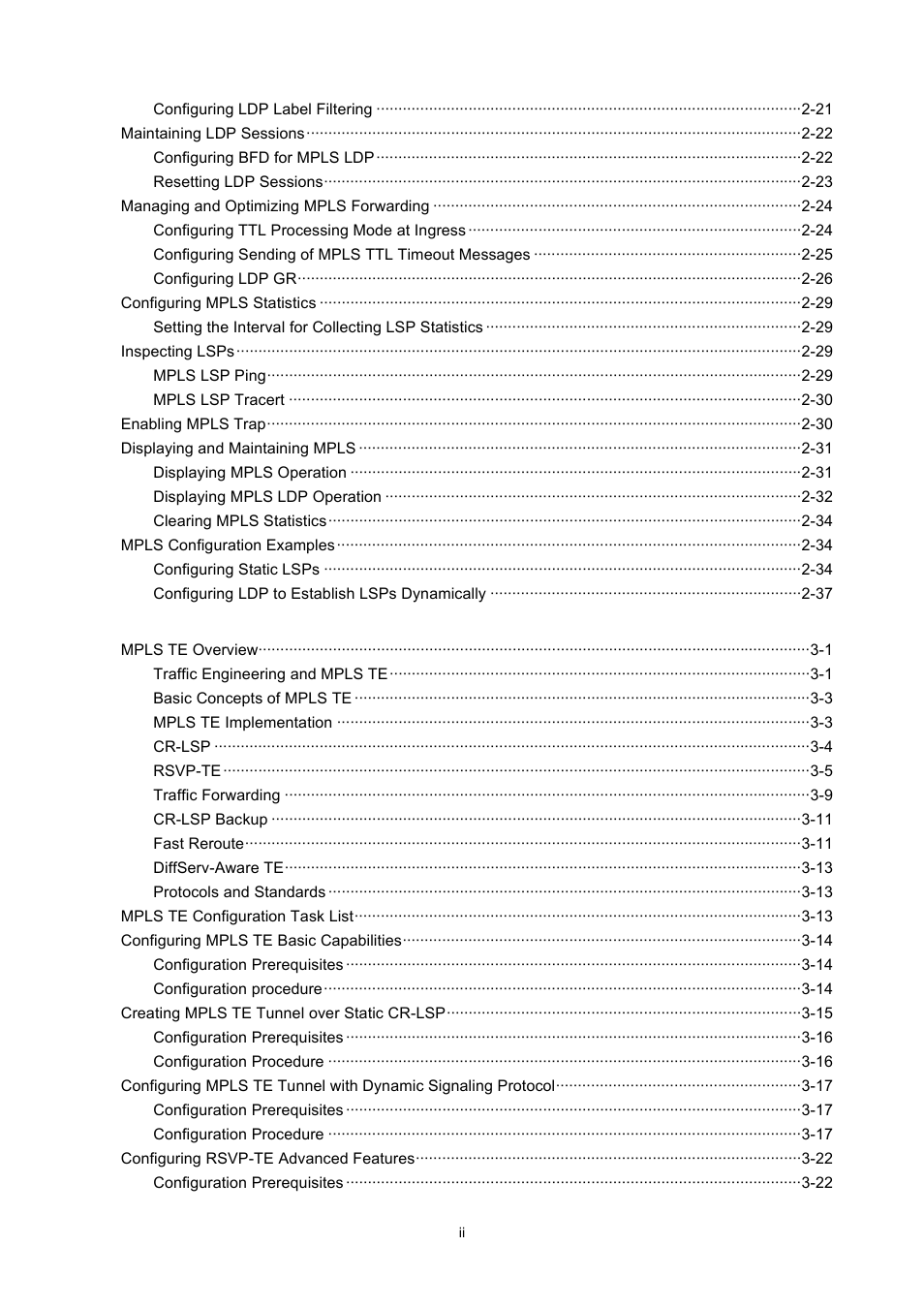 H3C Technologies H3C S7500E Series Switches User Manual | Page 8 / 334