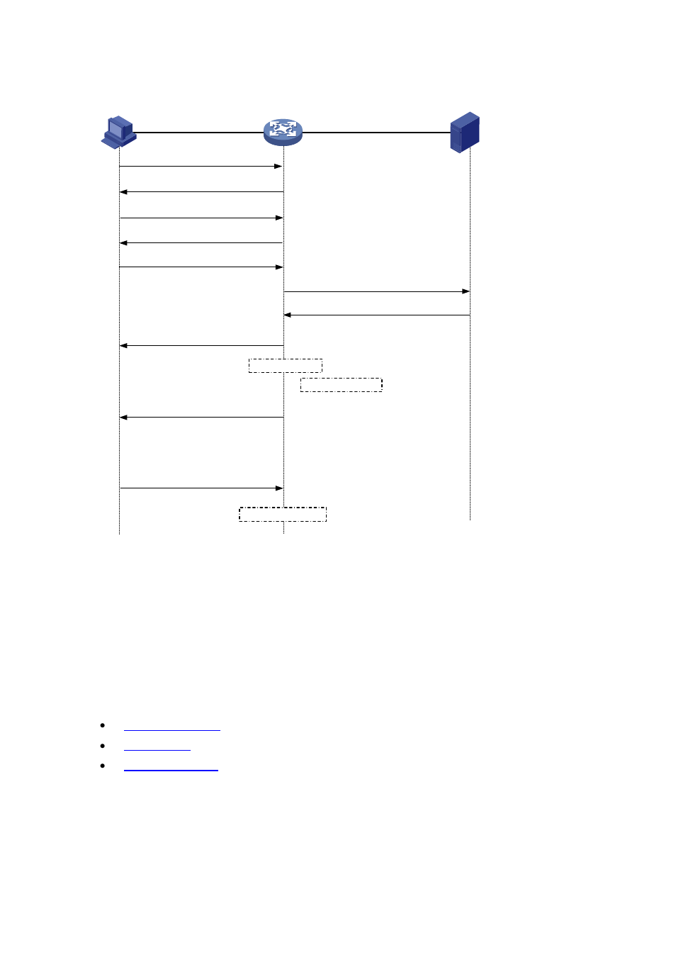 Features working together with 802.1x, Vlan assignment | H3C Technologies H3C S7500E Series Switches User Manual | Page 99 / 269