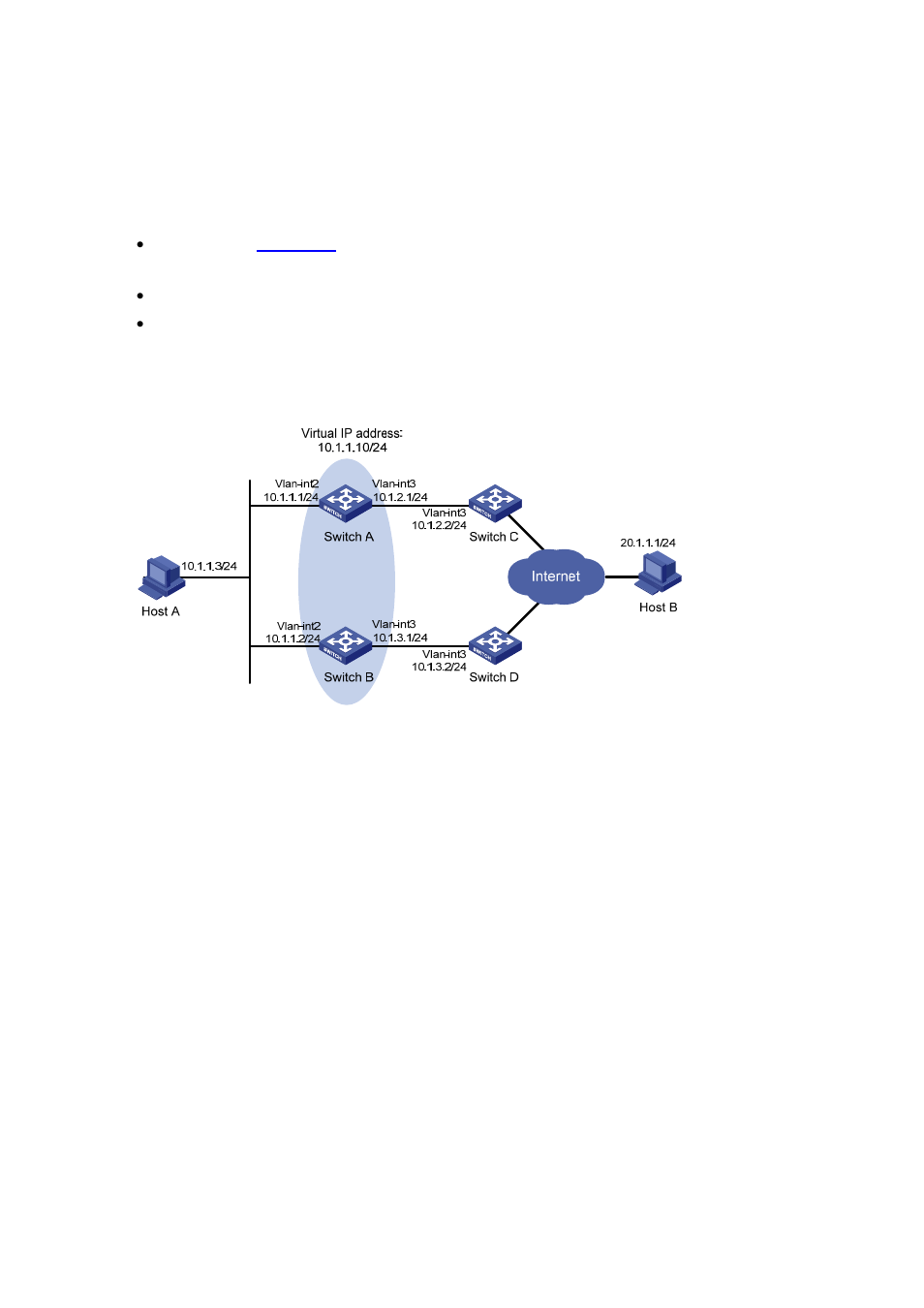 Track configuration examples, Network requirements, Configuration procedure | H3C Technologies H3C S7500E Series Switches User Manual | Page 189 / 211