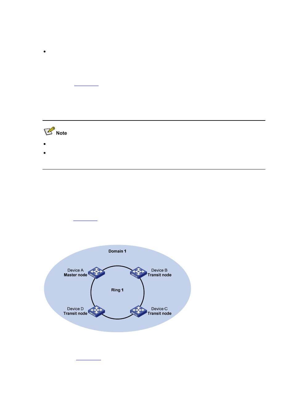 Typical rrpp networking, Single ring, Tangent rings | H3C Technologies H3C S7500E Series Switches User Manual | Page 79 / 211