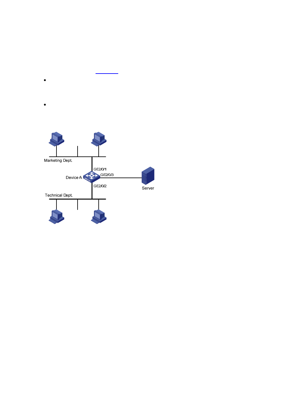 Port mirroring configuration examples, Network requirements, Configuration procedure | H3C Technologies H3C S7500E Series Switches User Manual | Page 164 / 208