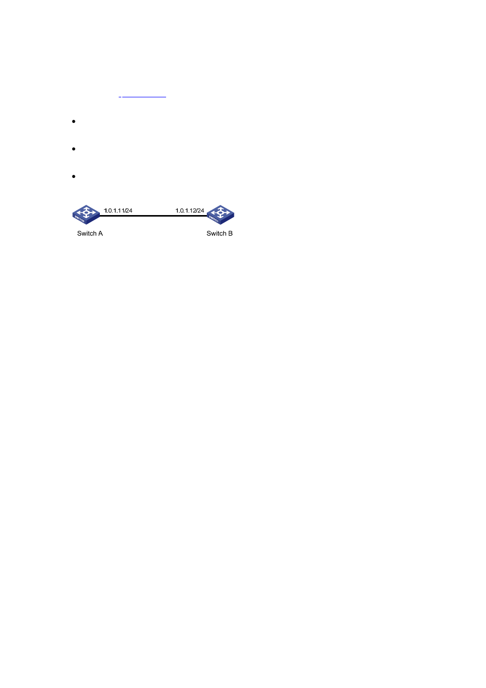 Network requirements, Configuration procedure | H3C Technologies H3C S7500E Series Switches User Manual | Page 91 / 208