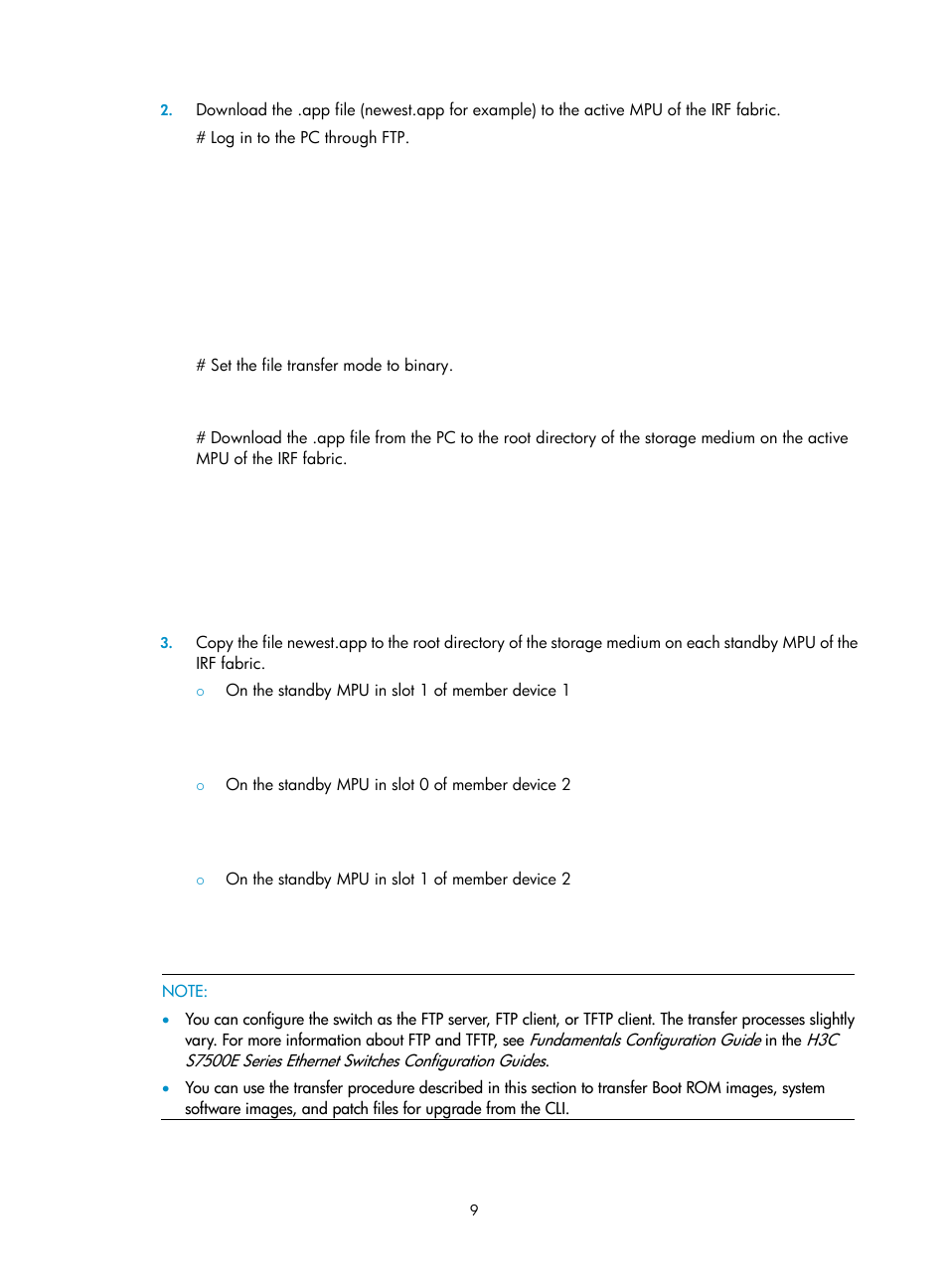 H3C Technologies H3C S7500E Series Switches User Manual | Page 10 / 31