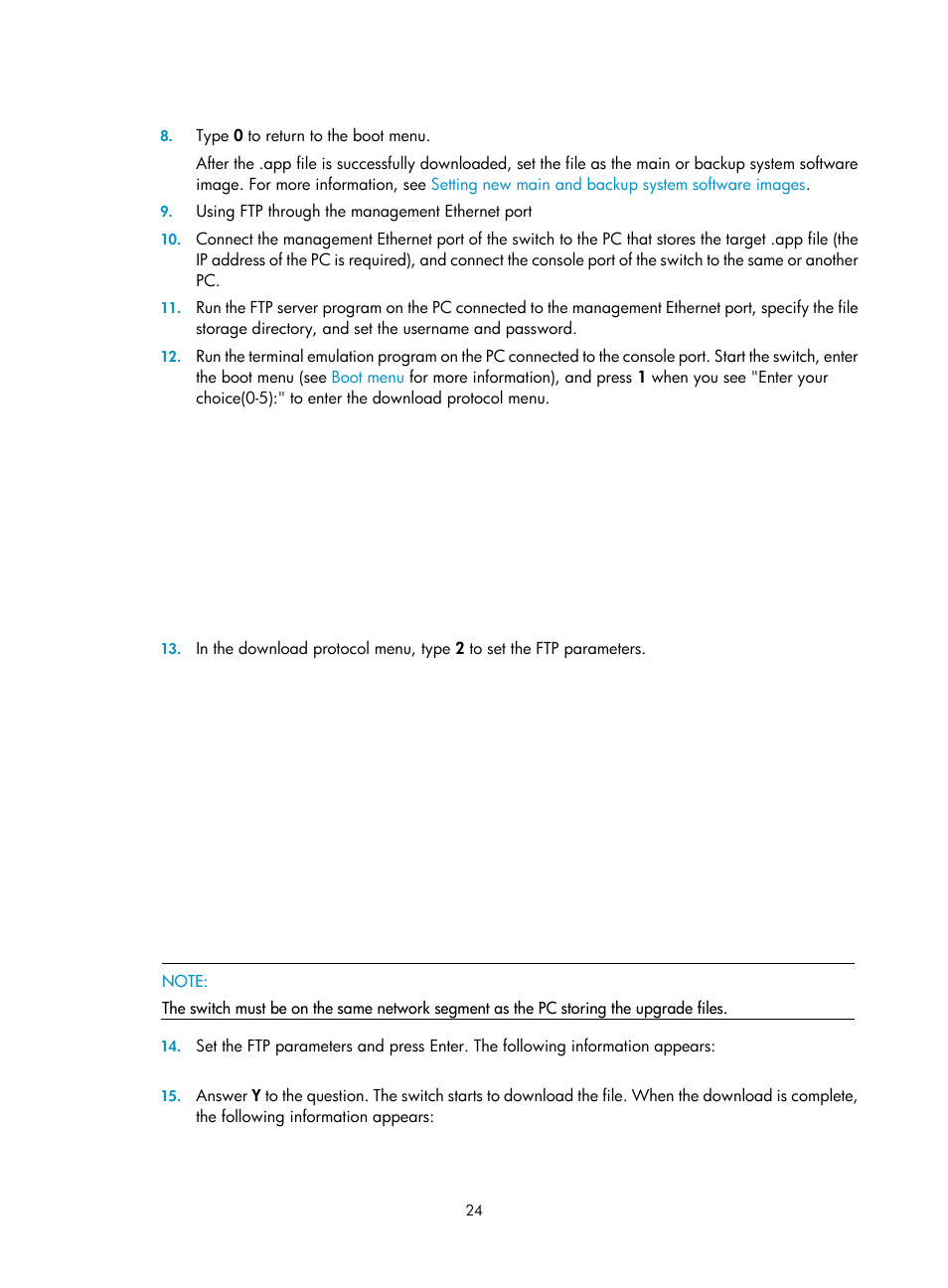 H3C Technologies H3C S7500E Series Switches User Manual | Page 25 / 31