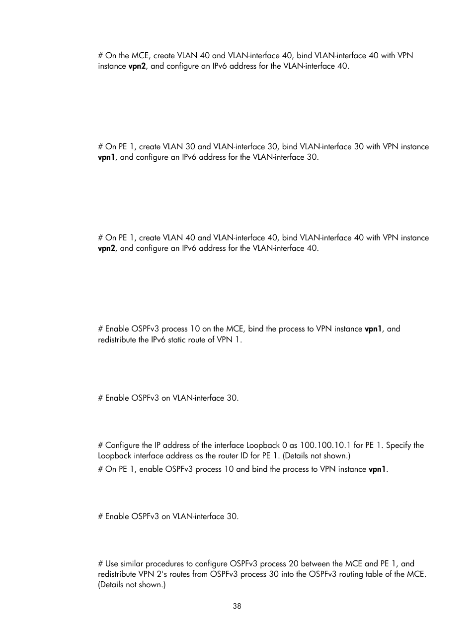 H3C Technologies H3C S6800 Series Switches User Manual | Page 45 / 52