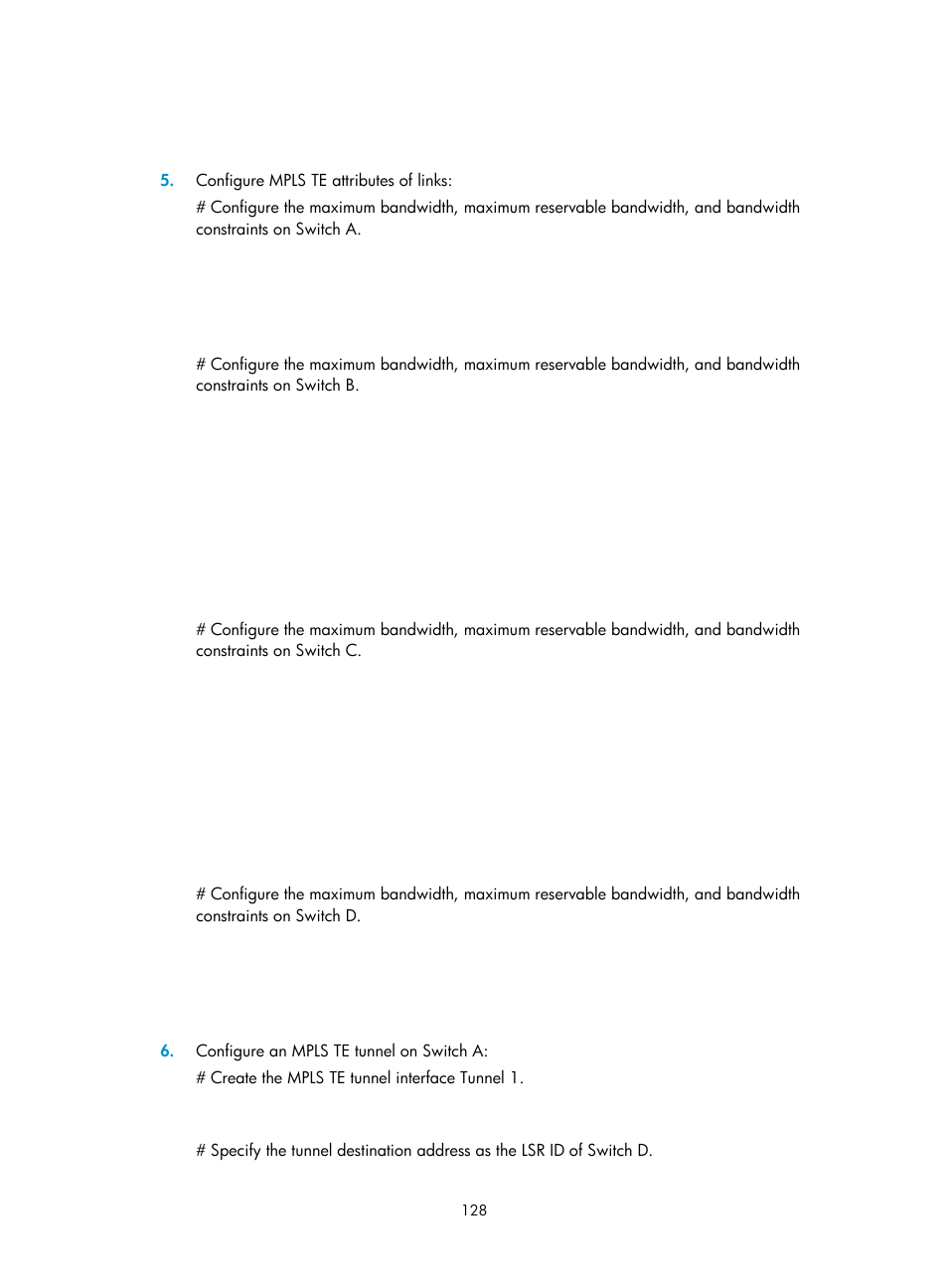 H3C Technologies H3C S6800 Series Switches User Manual | Page 141 / 526