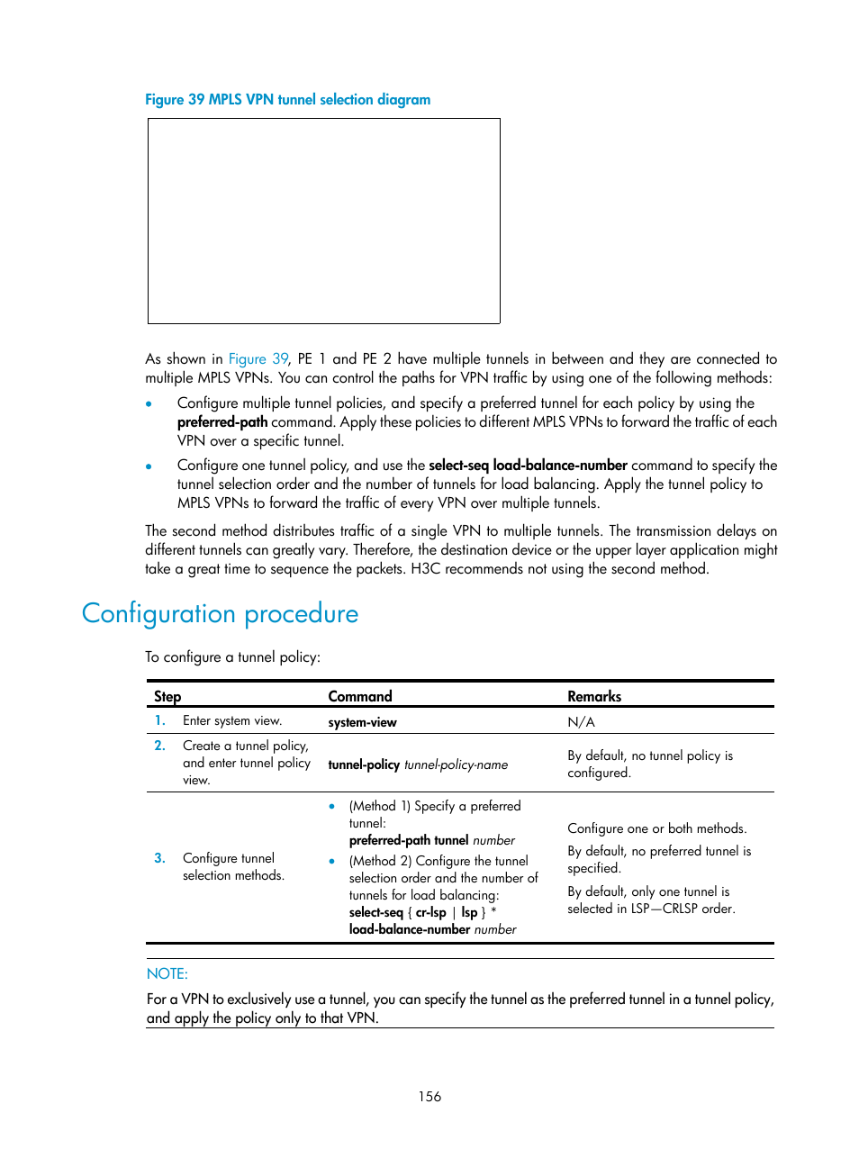 Configuration procedure | H3C Technologies H3C S6800 Series Switches User Manual | Page 169 / 526