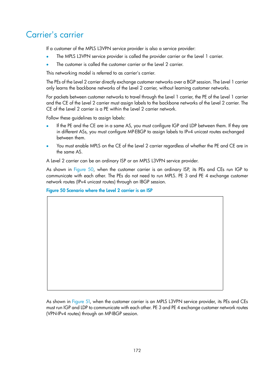 Carrier's carrier | H3C Technologies H3C S6800 Series Switches User Manual | Page 185 / 526