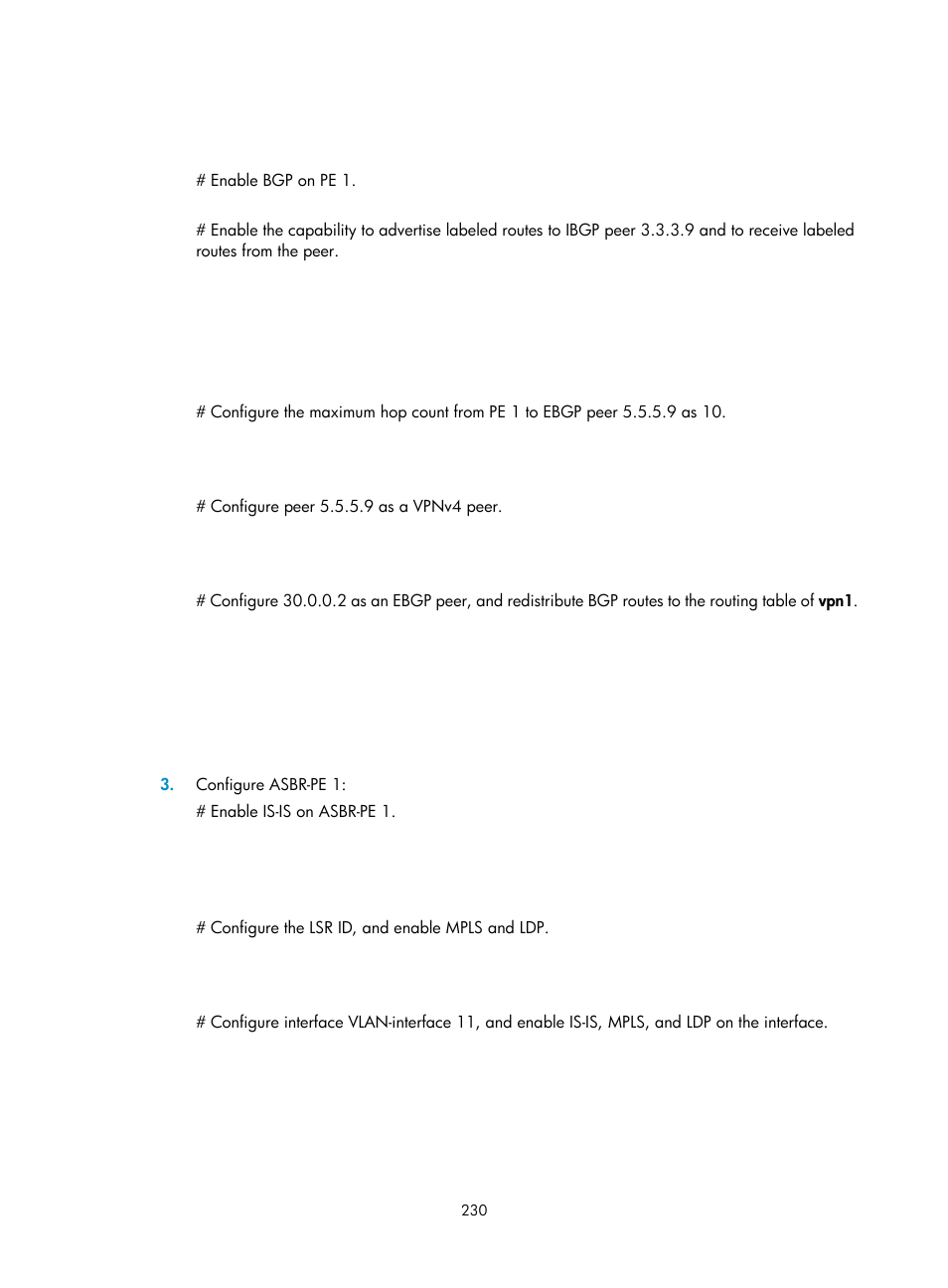 H3C Technologies H3C S6800 Series Switches User Manual | Page 243 / 526