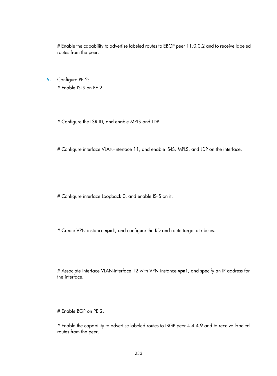 H3C Technologies H3C S6800 Series Switches User Manual | Page 246 / 526