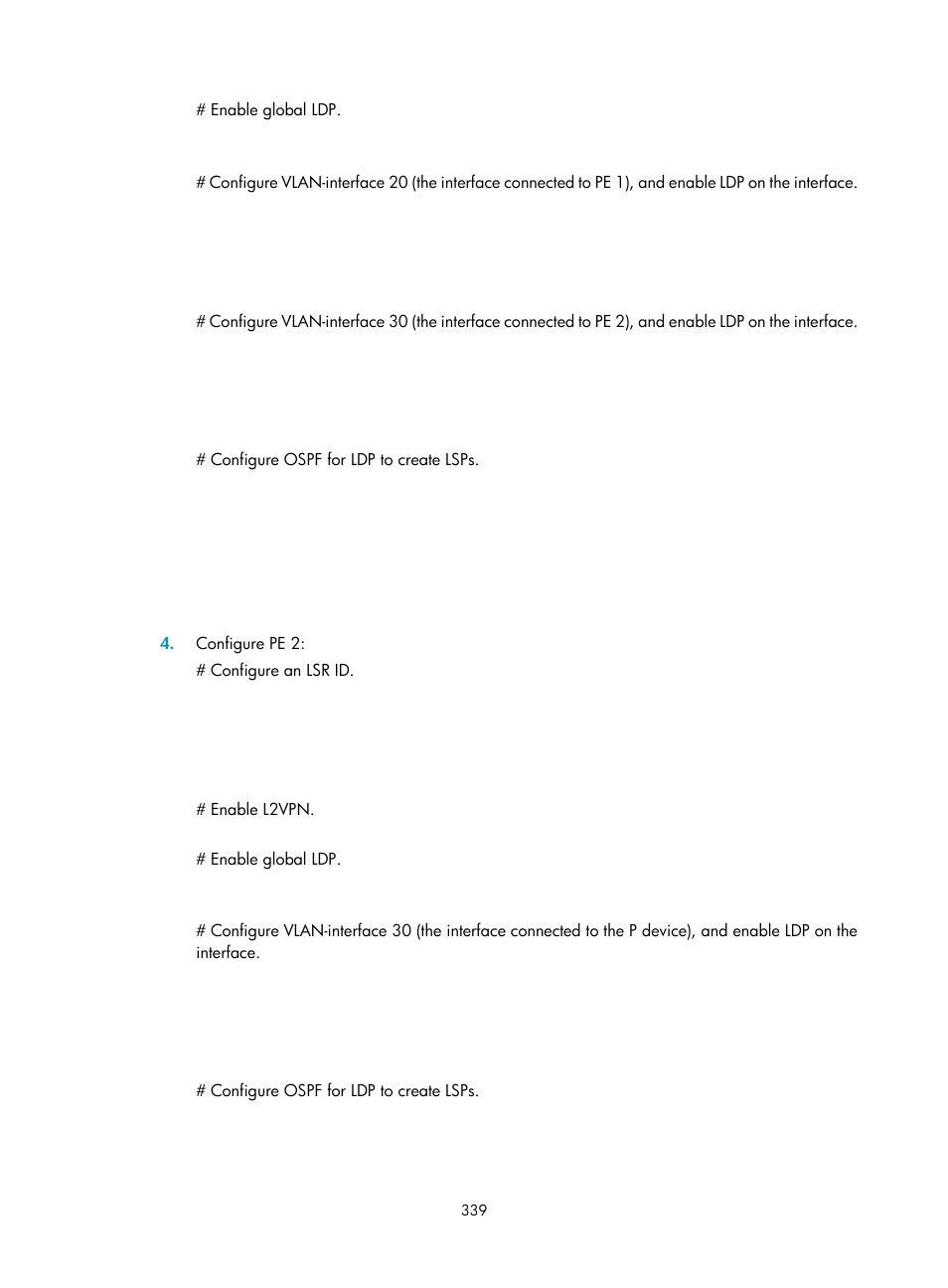 H3C Technologies H3C S6800 Series Switches User Manual | Page 352 / 526