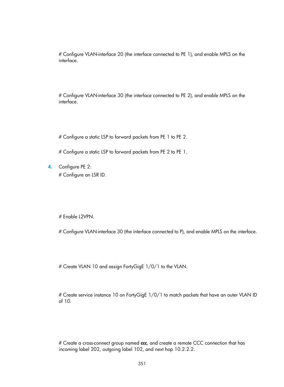 H3C Technologies H3C S6800 Series Switches User Manual | Page 364 / 526