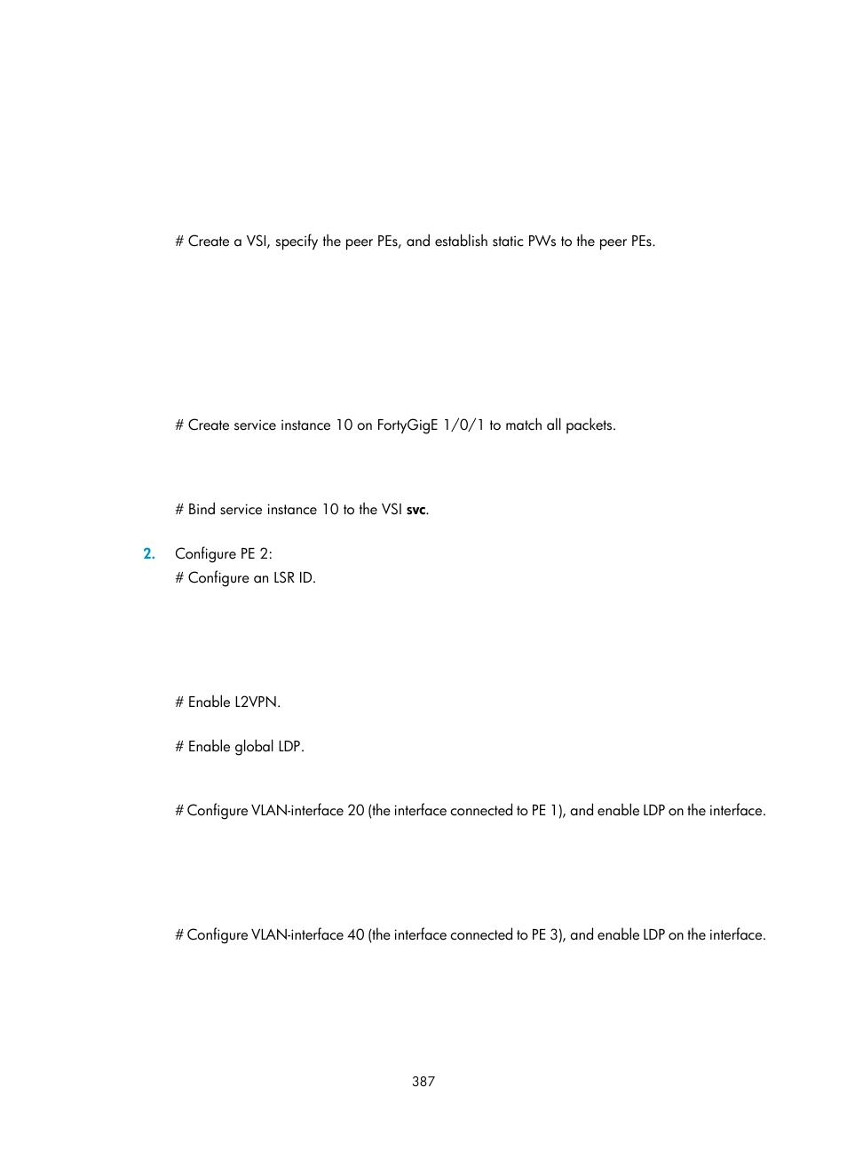 H3C Technologies H3C S6800 Series Switches User Manual | Page 400 / 526