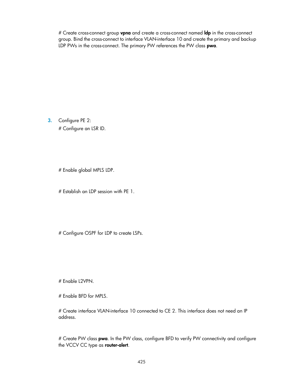 H3C Technologies H3C S6800 Series Switches User Manual | Page 438 / 526