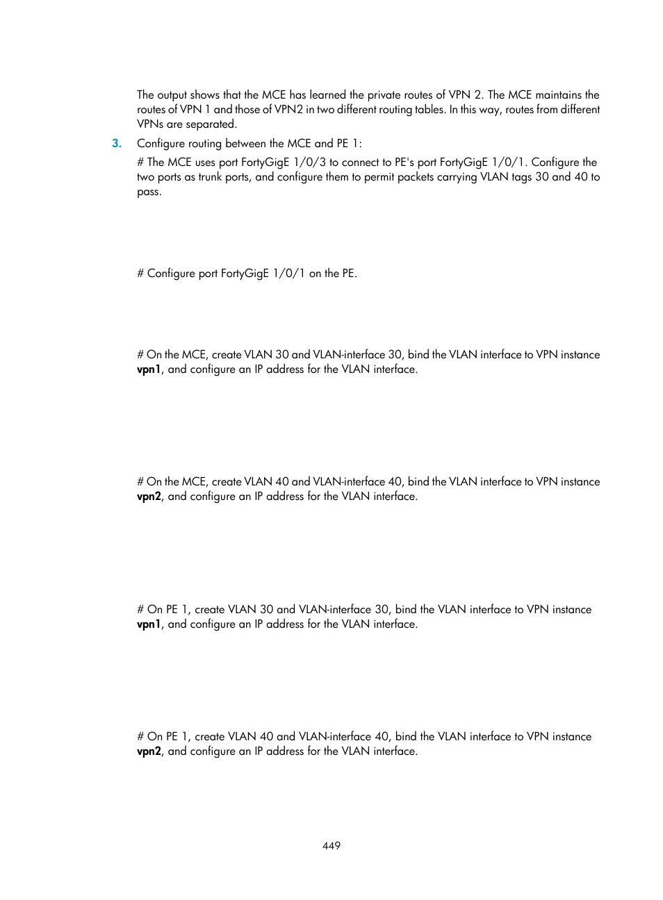 H3C Technologies H3C S6800 Series Switches User Manual | Page 462 / 526