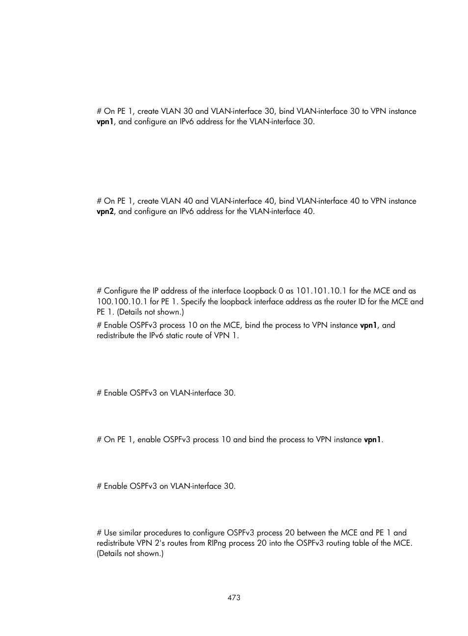 H3C Technologies H3C S6800 Series Switches User Manual | Page 486 / 526