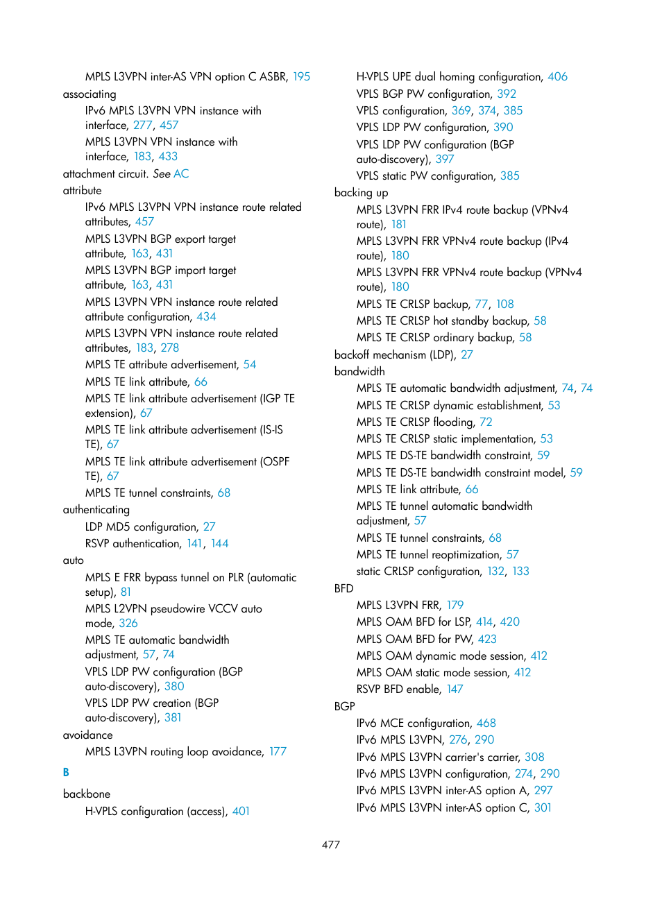 H3C Technologies H3C S6800 Series Switches User Manual | Page 490 / 526