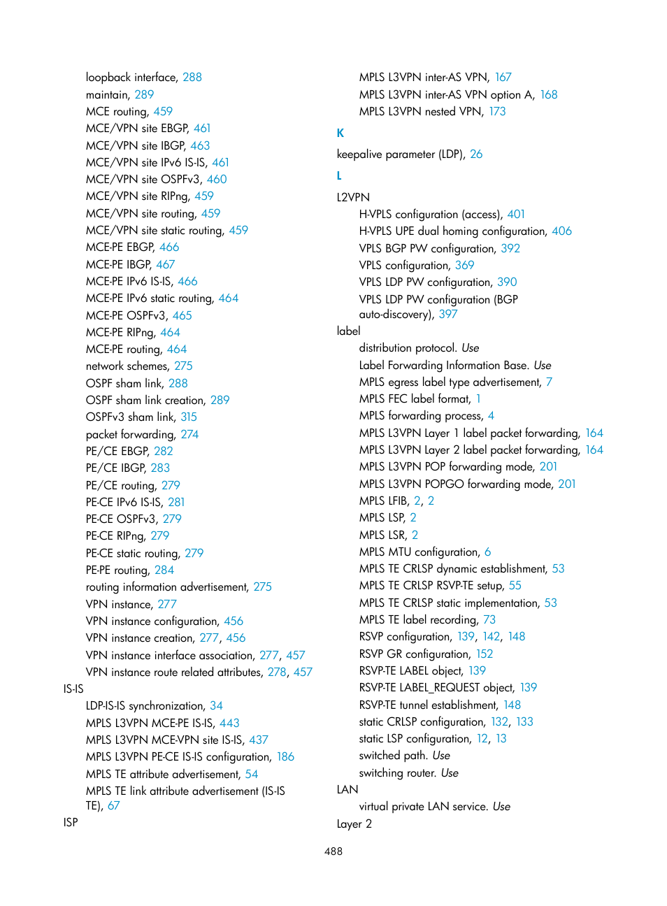 H3C Technologies H3C S6800 Series Switches User Manual | Page 501 / 526