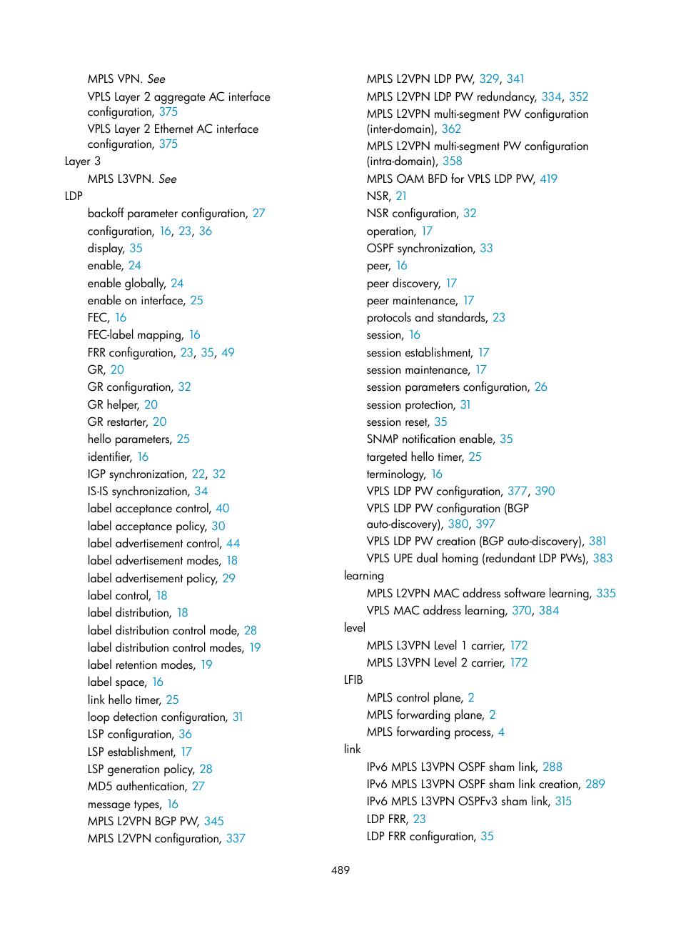 H3C Technologies H3C S6800 Series Switches User Manual | Page 502 / 526