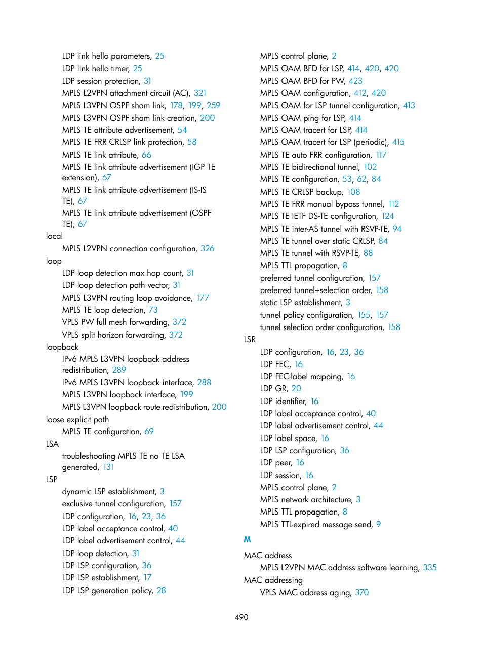 H3C Technologies H3C S6800 Series Switches User Manual | Page 503 / 526