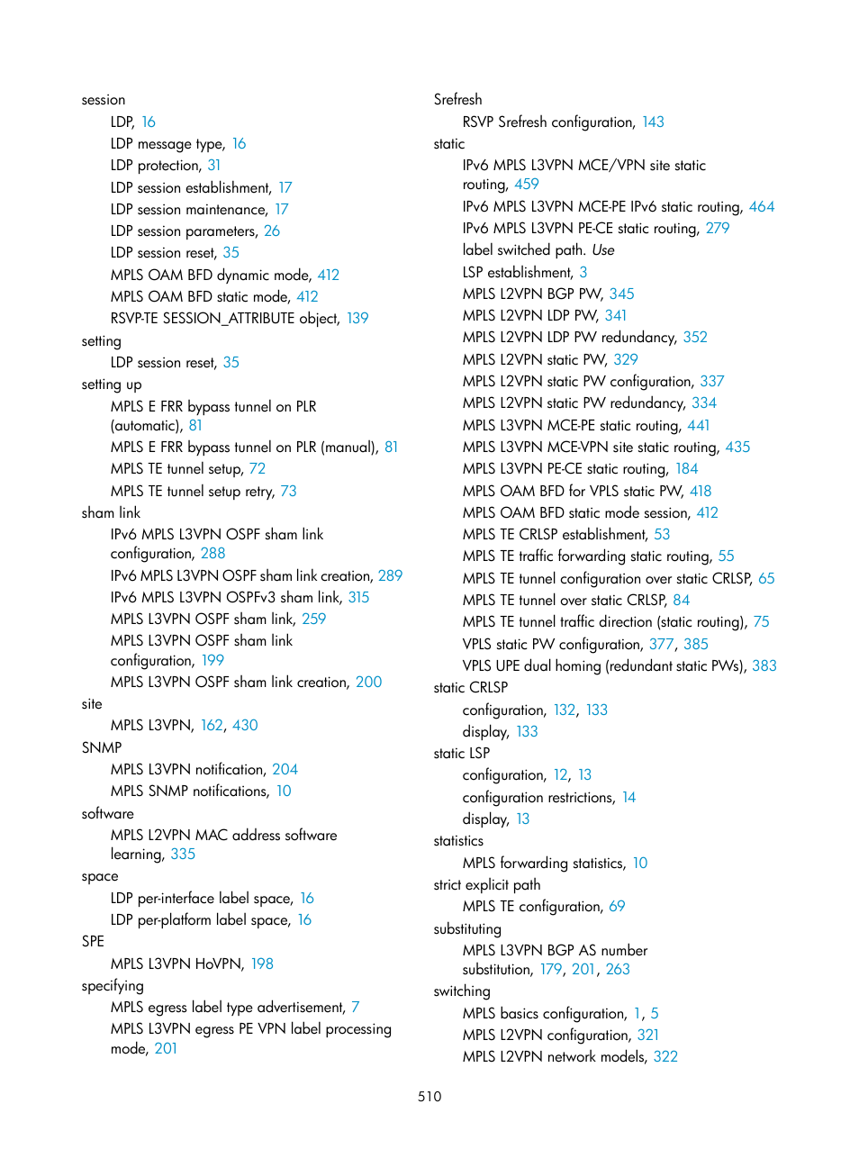 H3C Technologies H3C S6800 Series Switches User Manual | Page 523 / 526